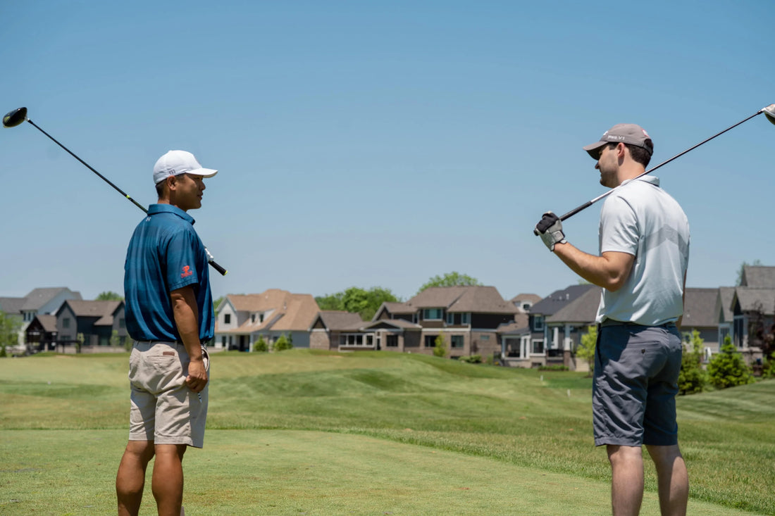 golfing