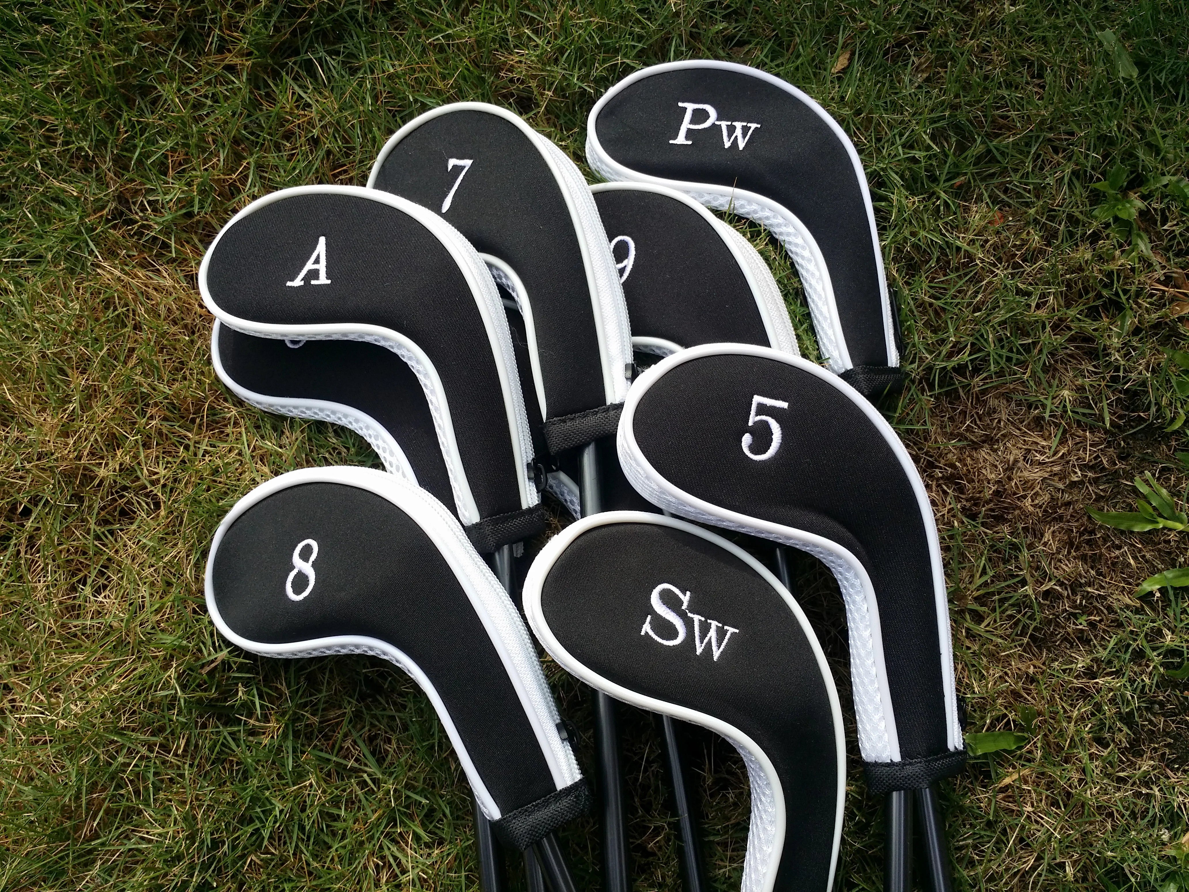 Golf Woods Hybrid HeadCovers, For Driver Fairway Putter Clubs Iron
