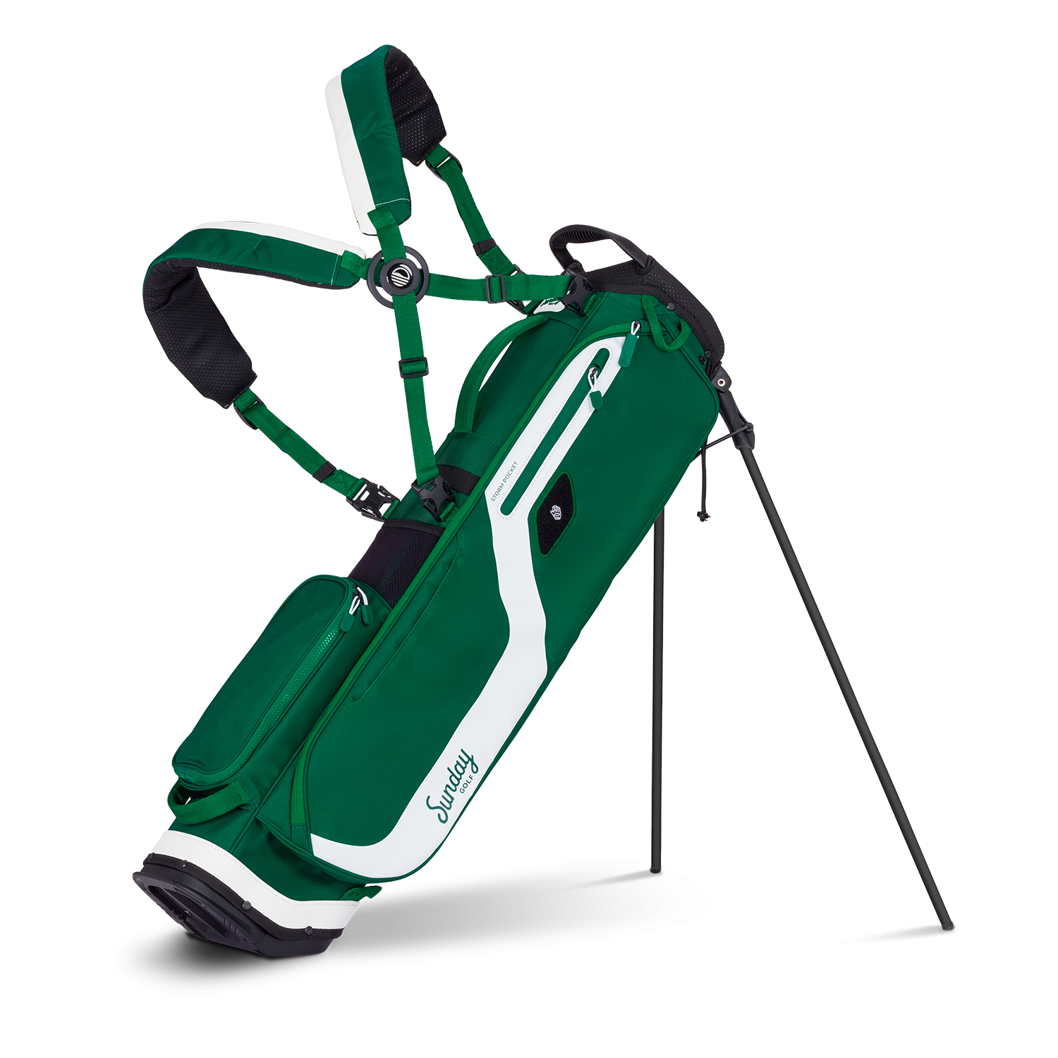 El Camino by Sunday Golf | Mid Size Stand Bag - Evergreen