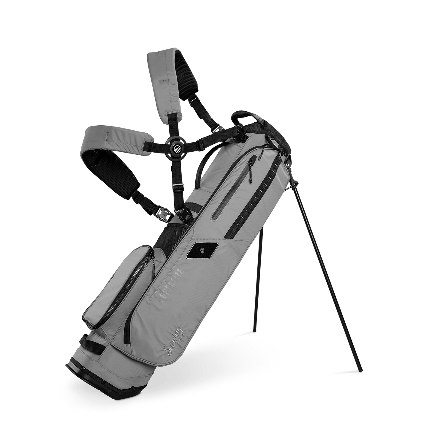El Camino Superlite | Gray-Blue-Black Mid Size Stand Bag