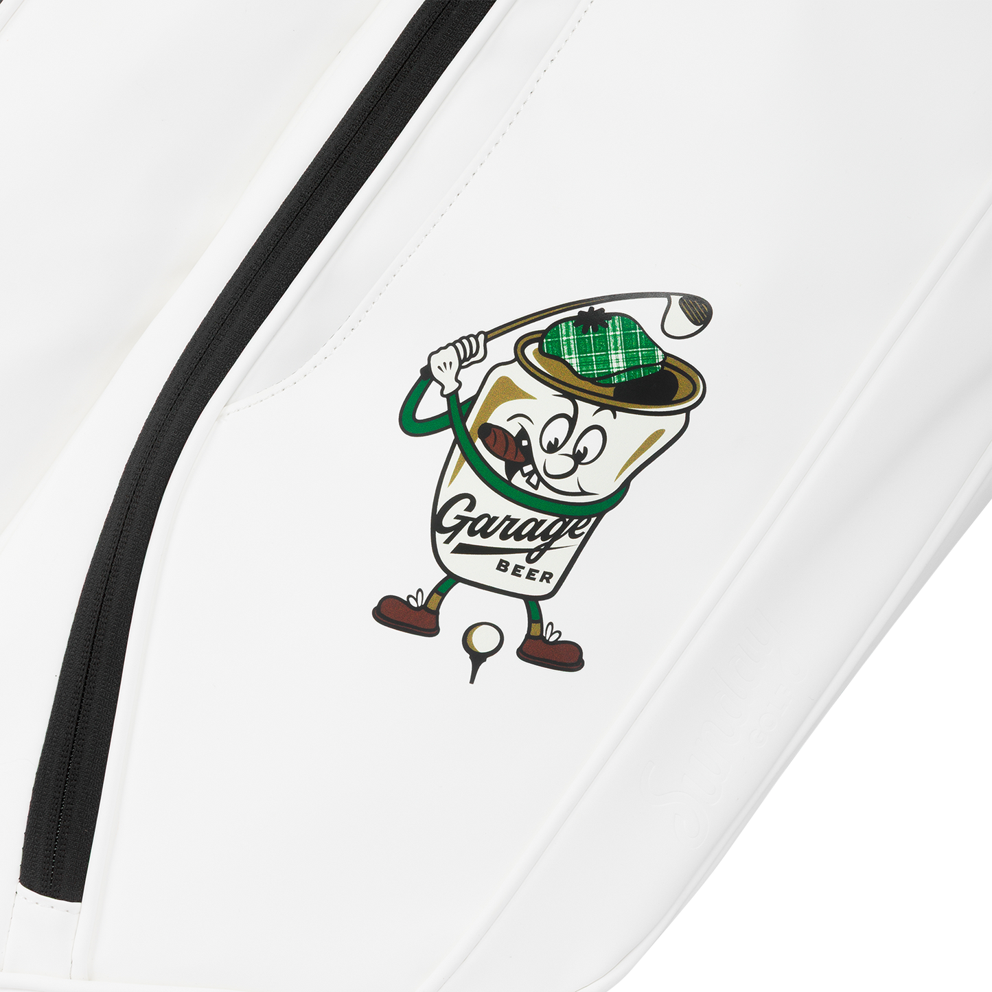 Garage Beer logo on the Ryder S-Class bag