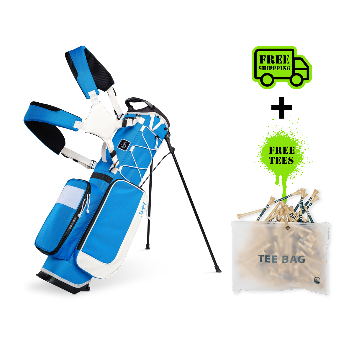 Recess Kids Golf Bag | Blue/White