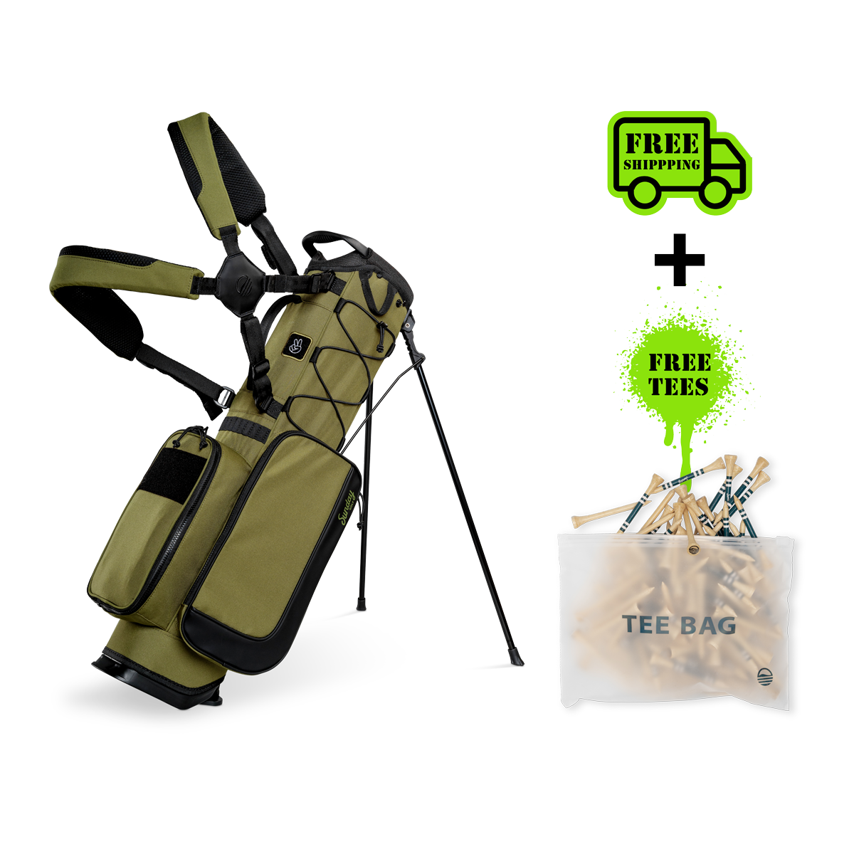 Recess Kids Golf Bag | Patton Green