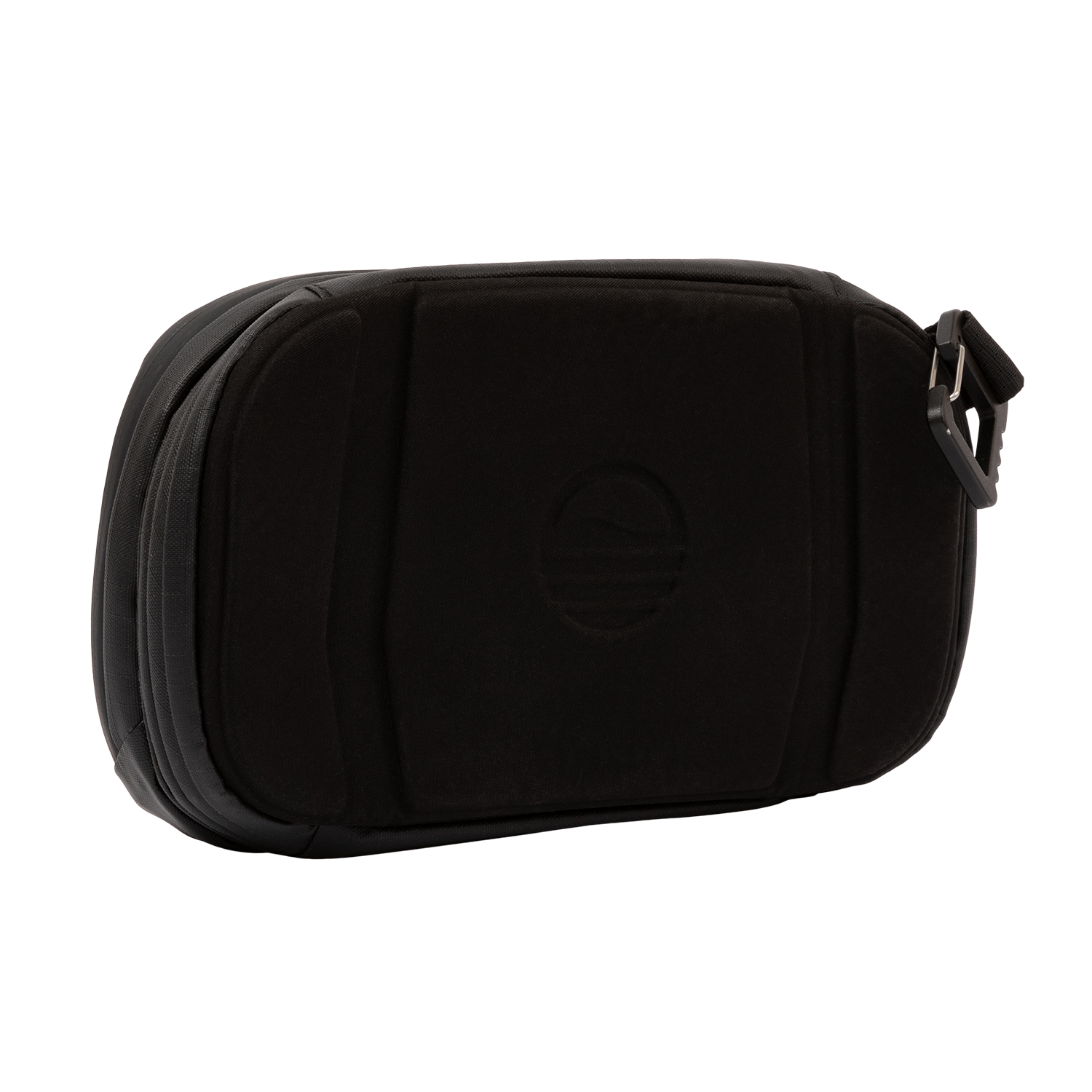 Rear view of black sling bag that can be partnered with Ranger golf bag