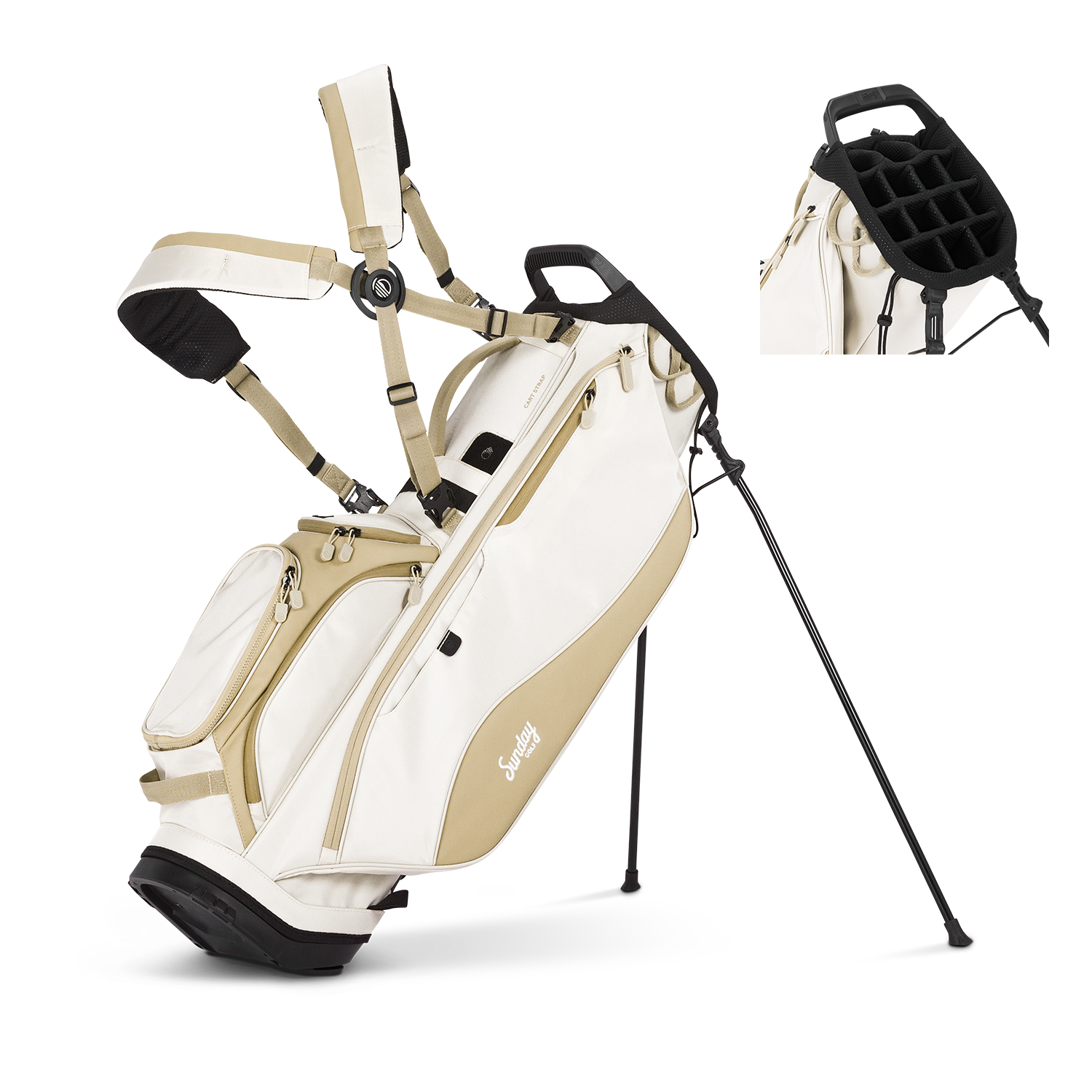 Ryder 14 | Full Size Stand Bag - Toasted Almond – Sunday Golf