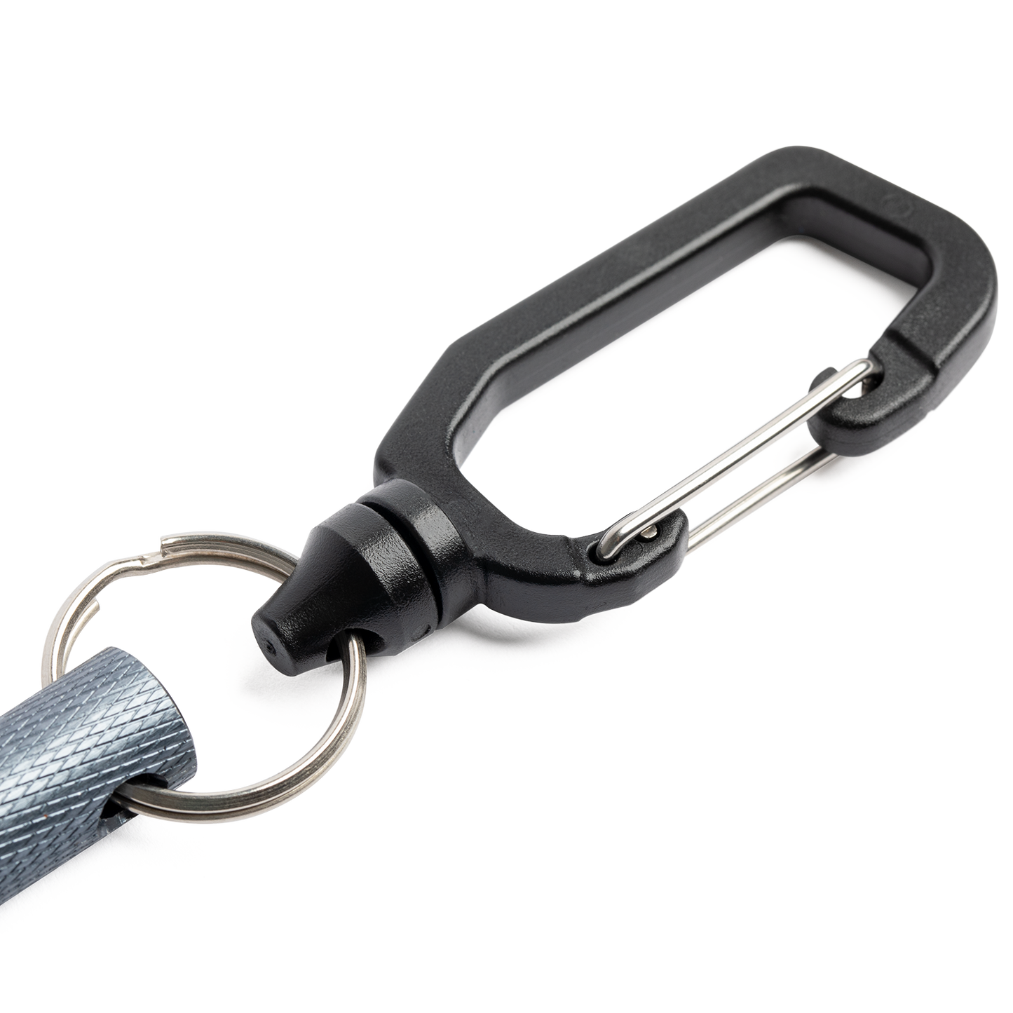 close up shot of golf club groove sharpener in black's magnetic clips