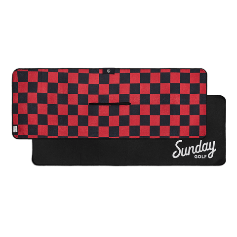 Tailgate Golf Towel | Red/Black Checker