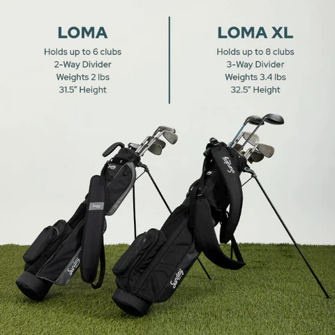 Loma XL S-Class | White Vegan Leather - Sunday Golf