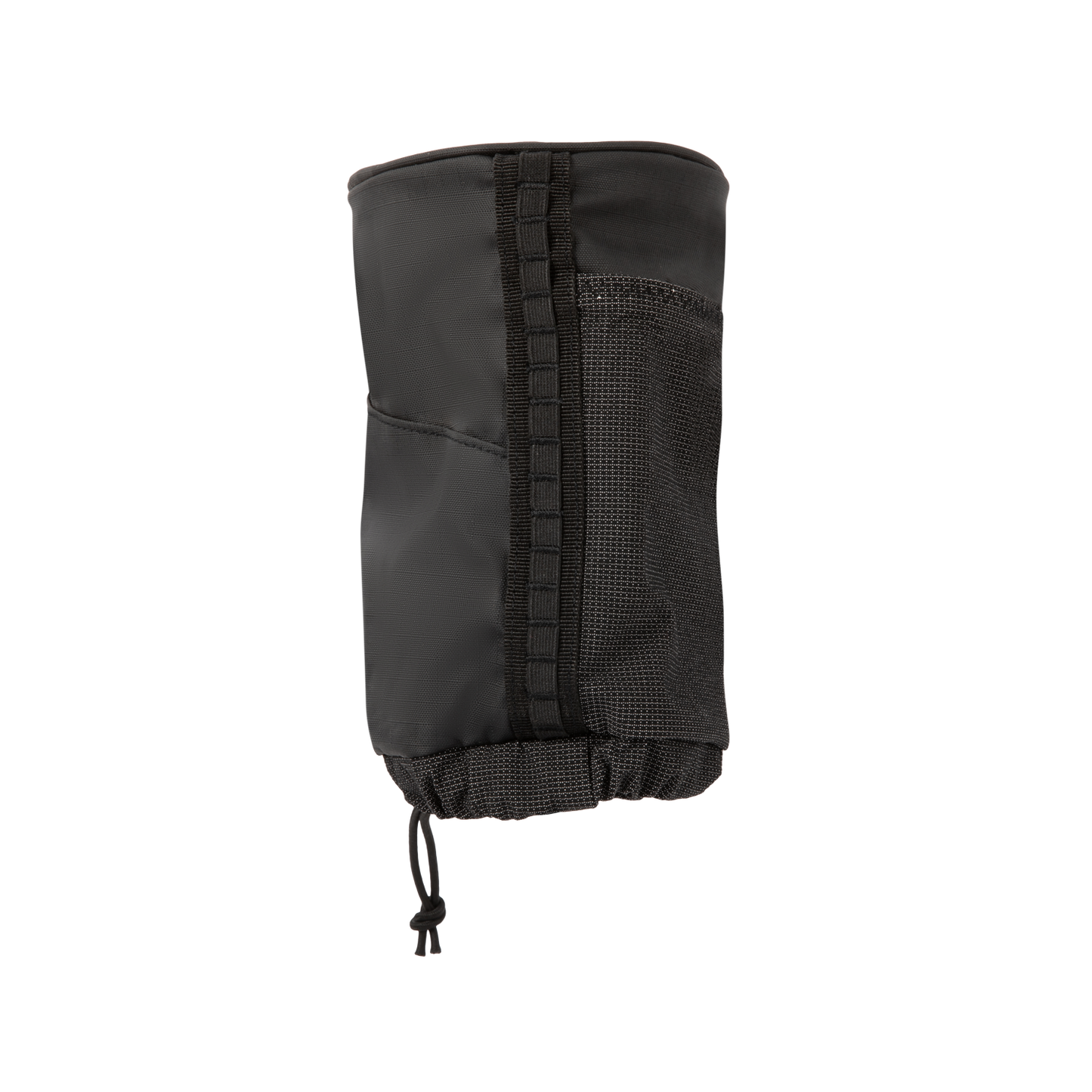 Side view of ranger driver golf headcover in black showing its tee holder