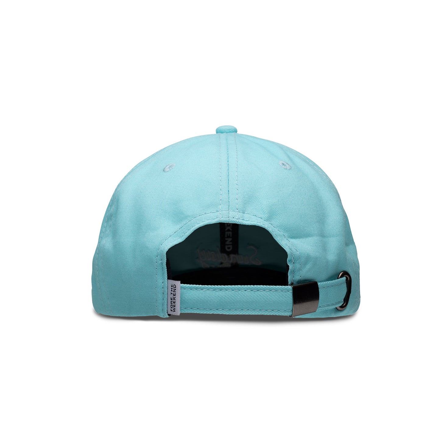 Back shot of seafoam dad golf hat