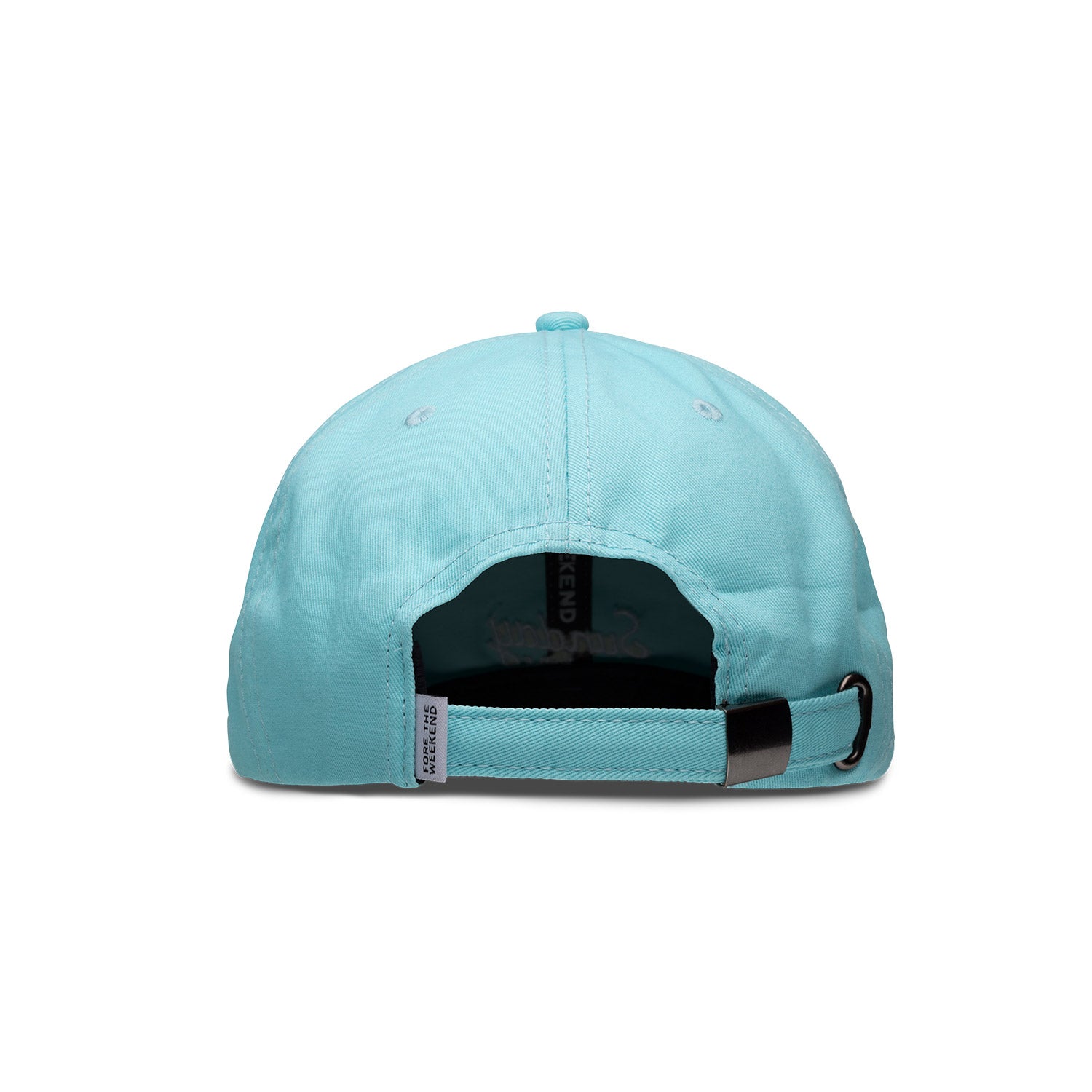 Back shot of seafoam dad golf hat