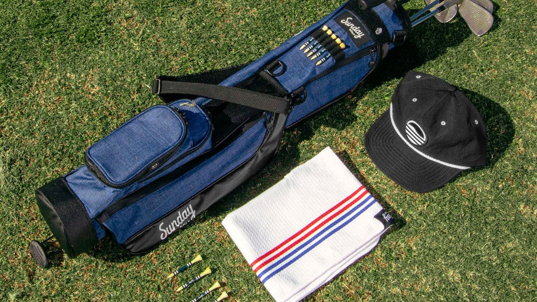 Sunday Golf The Loma in Cobalt Blue Par 3 Bag