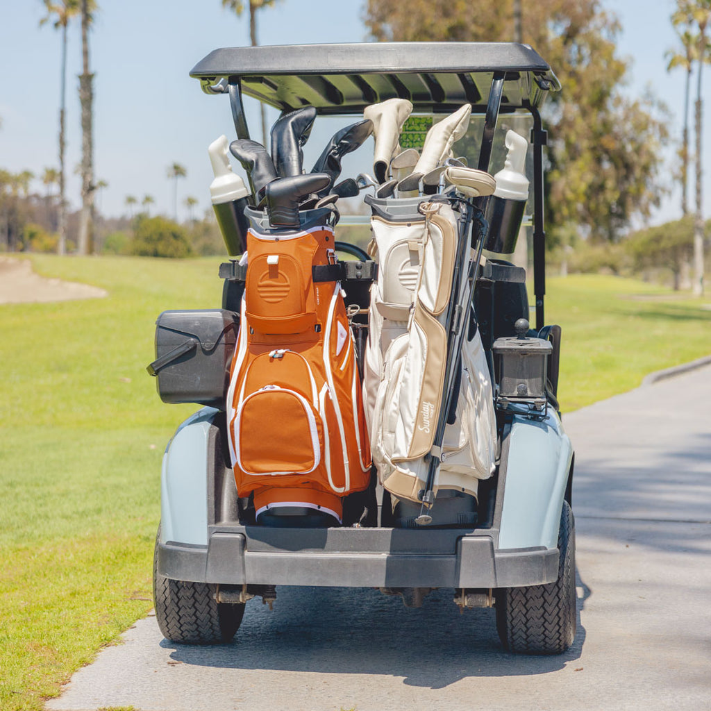THE BIG RIG | Cart Bag - Burnt Orange – Sunday Golf