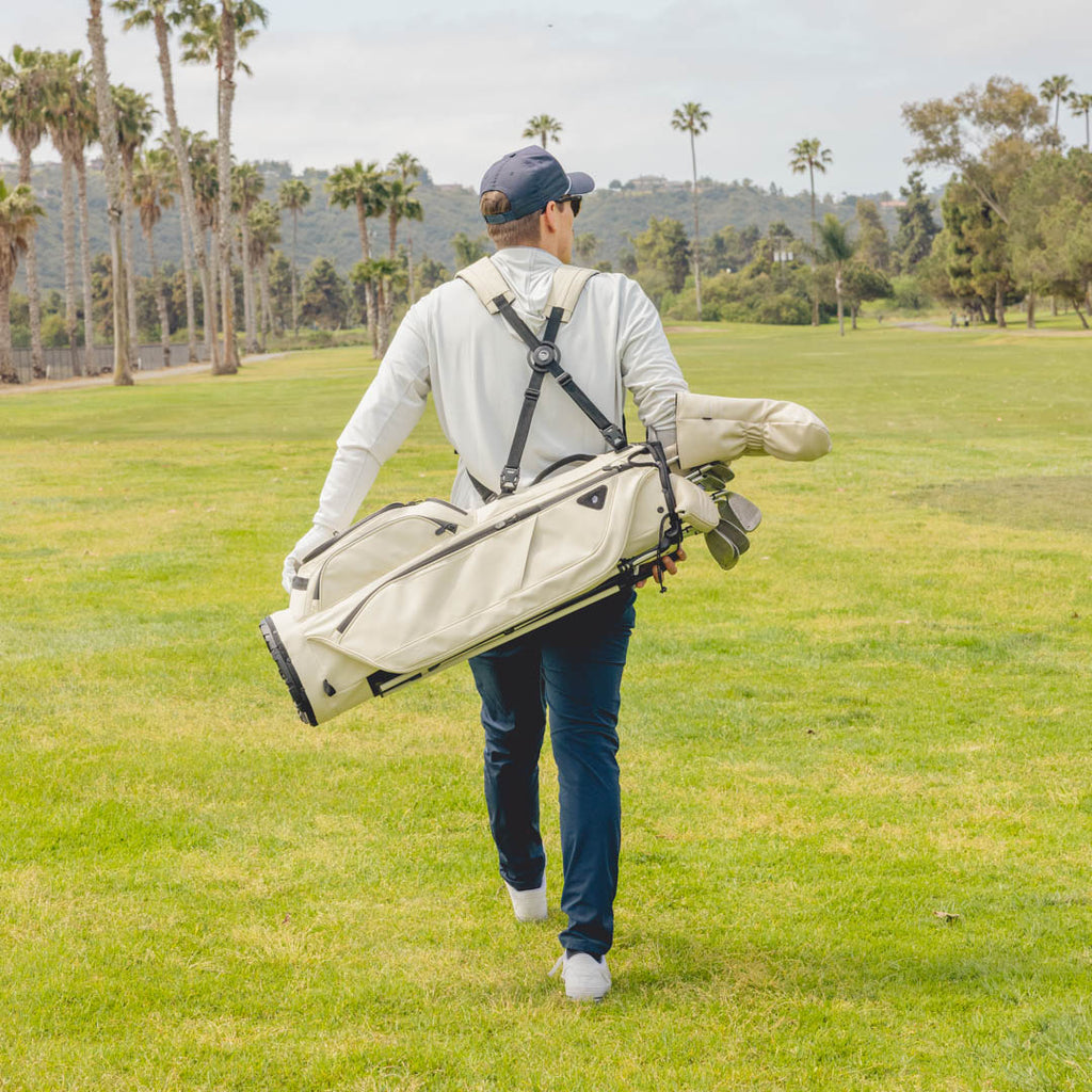 Ryder S-Class | Cream Vegan Leather Full Size Stand Bag