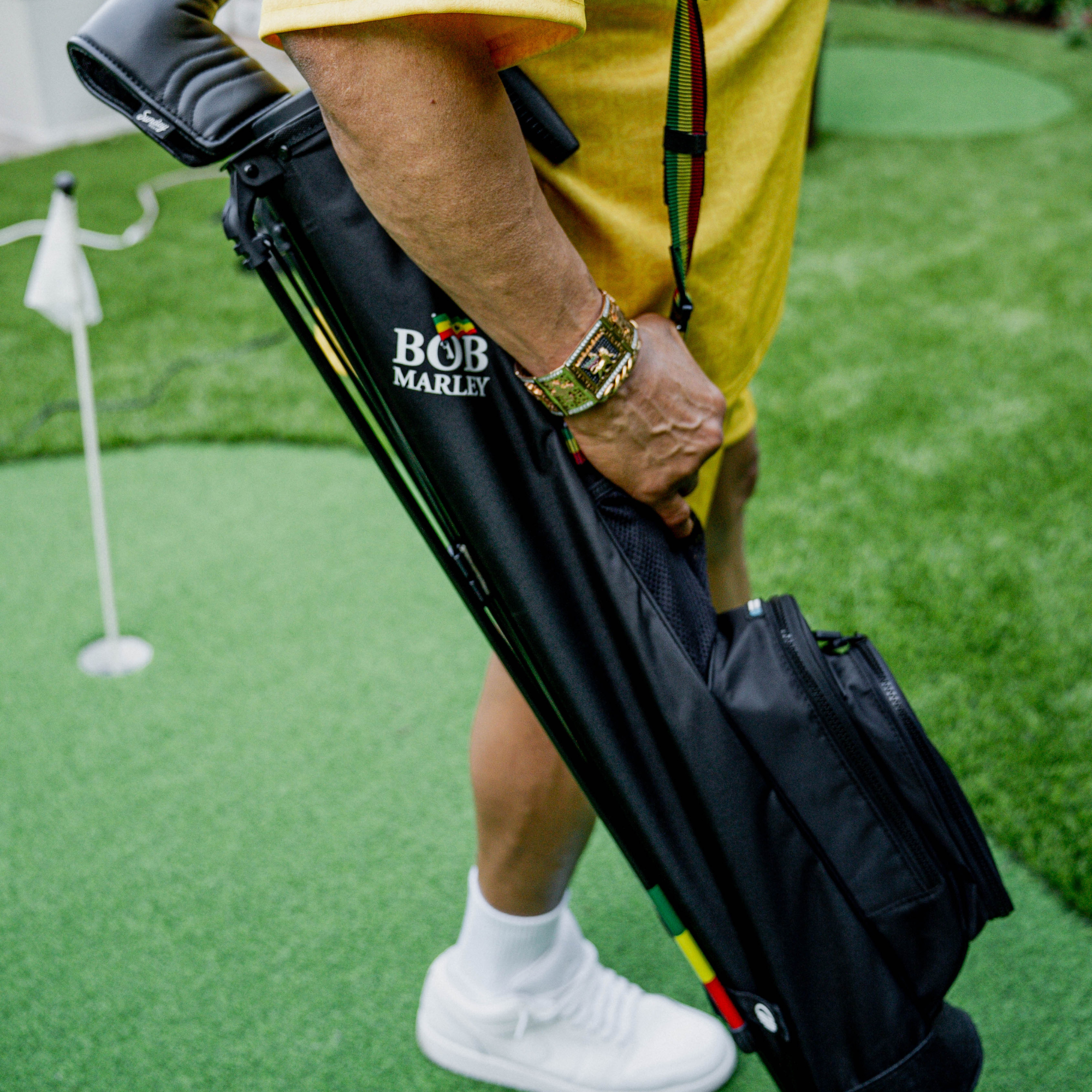 Loma | Bob Marley Black Par 3 Bag