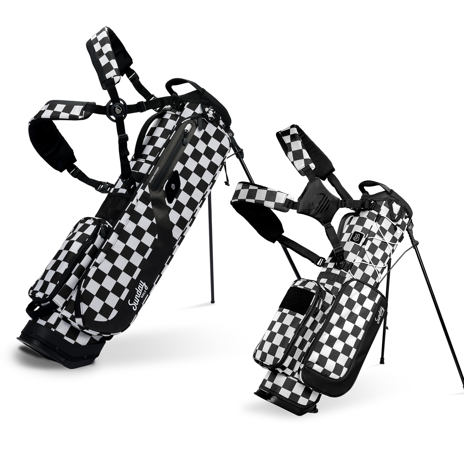 The Checker Family Set | Black/White
