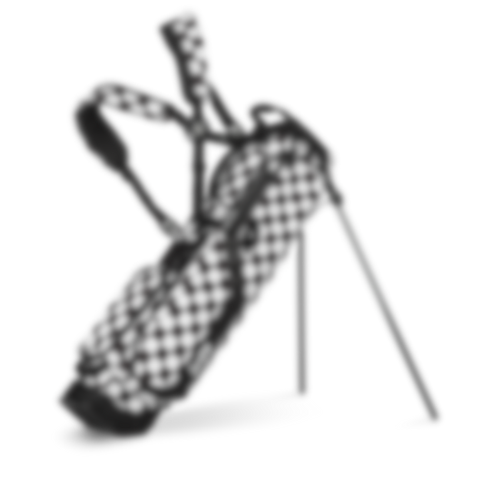 El Camino | Black/White Checker Mid Size Stand Bag