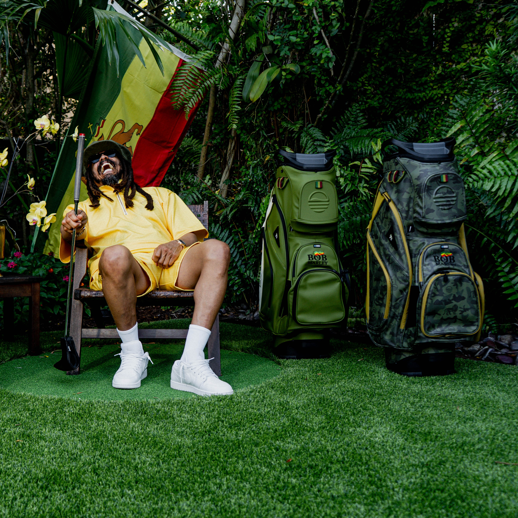 Big Rig | Bob Marley Camo Cart Bag