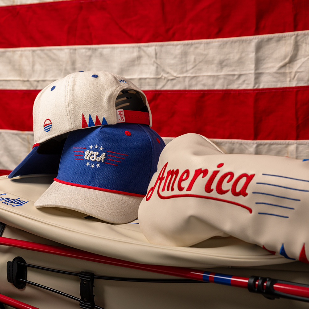 Sunday Golf Rope Hat | USA 250 (Cream)