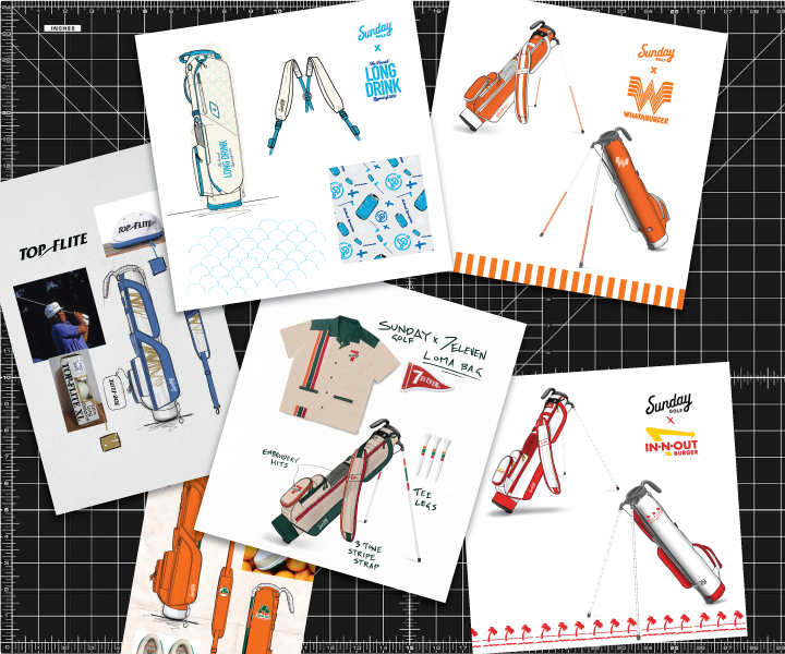 Golf Bag Customization Examples Custom Golf Bags – Sunday Golf