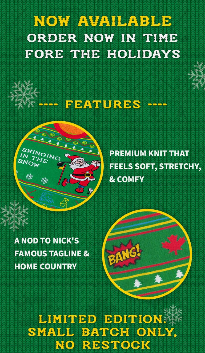 The BANG! BANG! BANG! Ugly Sweater | Green