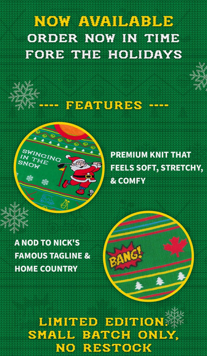 The BANG! BANG! BANG! Ugly Sweater | Green