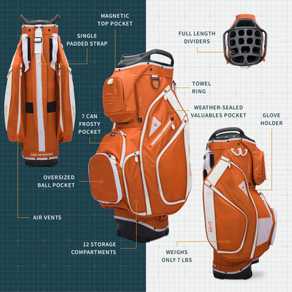 The Big Rig | Burnt Orange Cart Bag