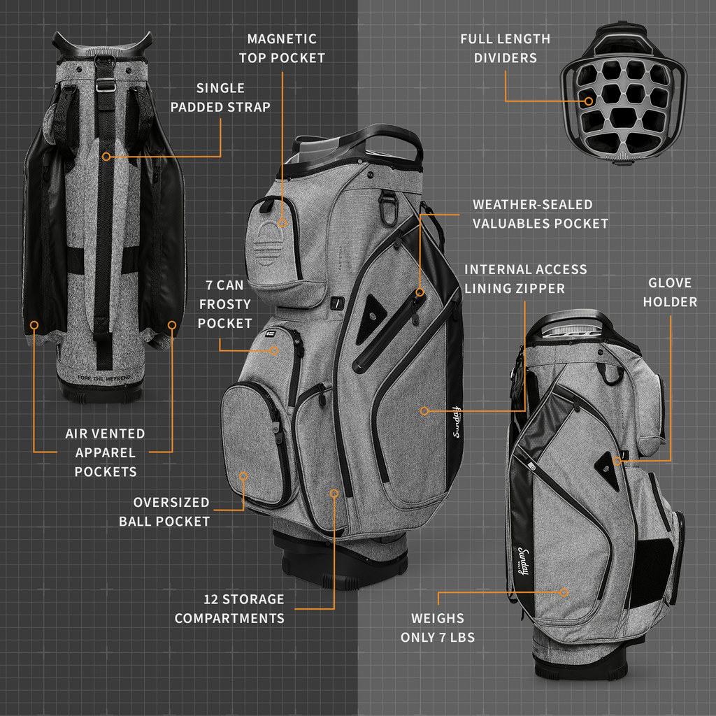 Big Rig | Heather Gray Cart Bag