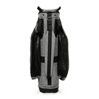 Back shot of Big Rig golf bag in heather gray showing the strap of the bag