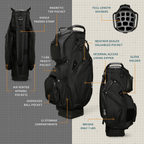 Big Rig | Matte Black Cart Bag