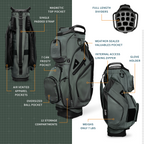 Big Rig | Midnight Green Cart Bag