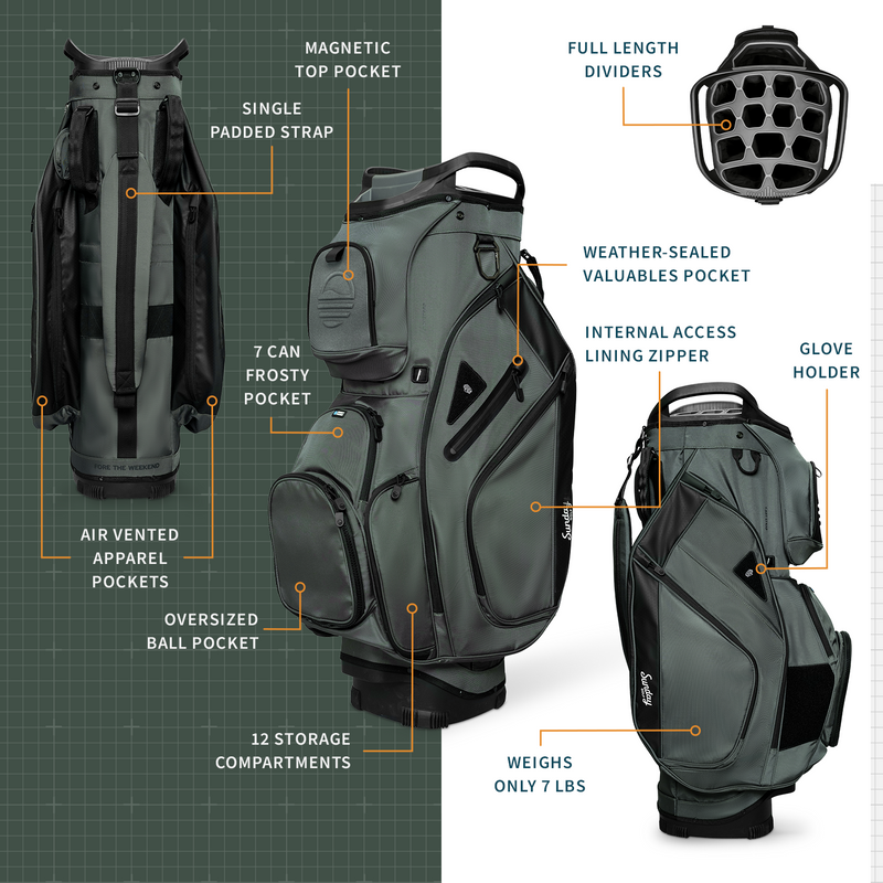 Big Rig | Midnight Green Cart Bag 2