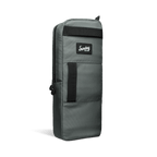 A front shot of big frosty golf cooler bag in midnight green fully zipped