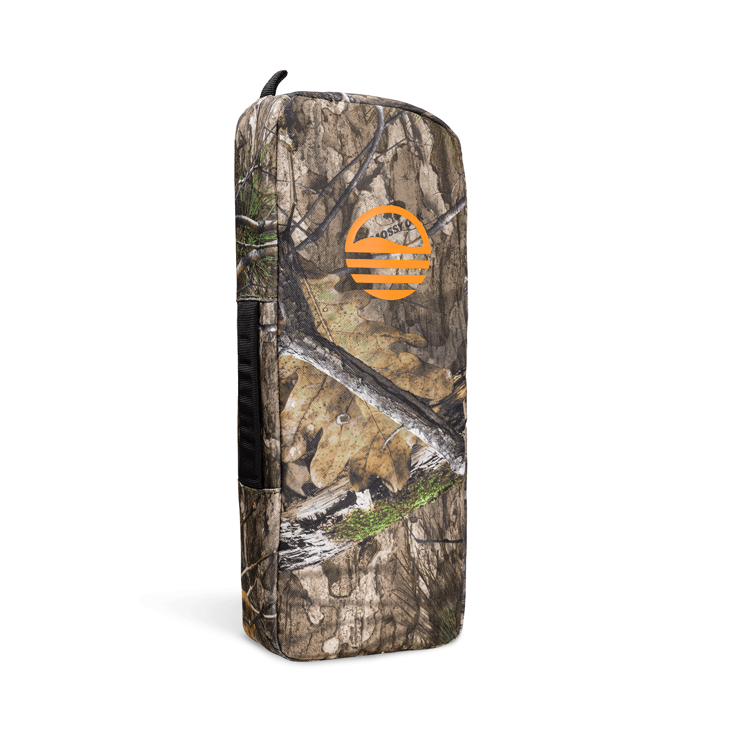 Big Frosty in Mossy Oak Country DNA camo back shot with Sunday orange logo 