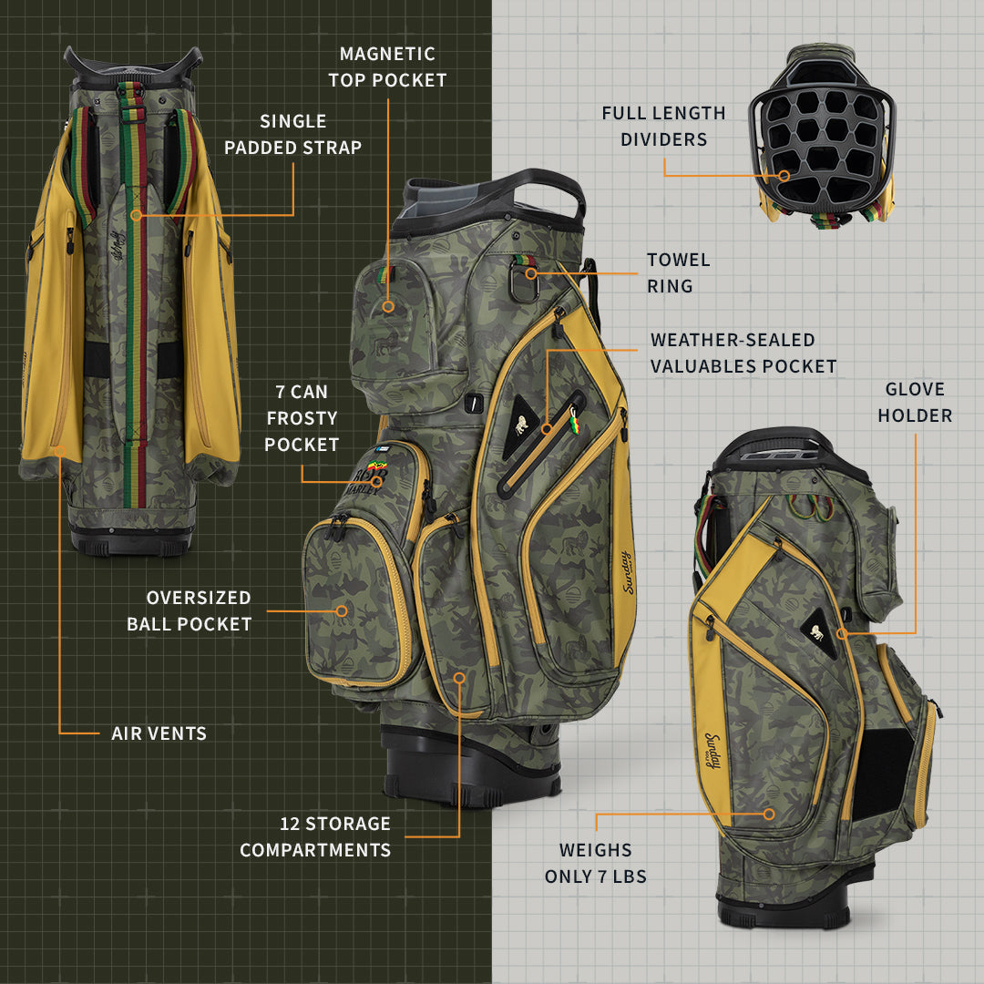 Big Rig | Bob Marley Camo Cart Bag