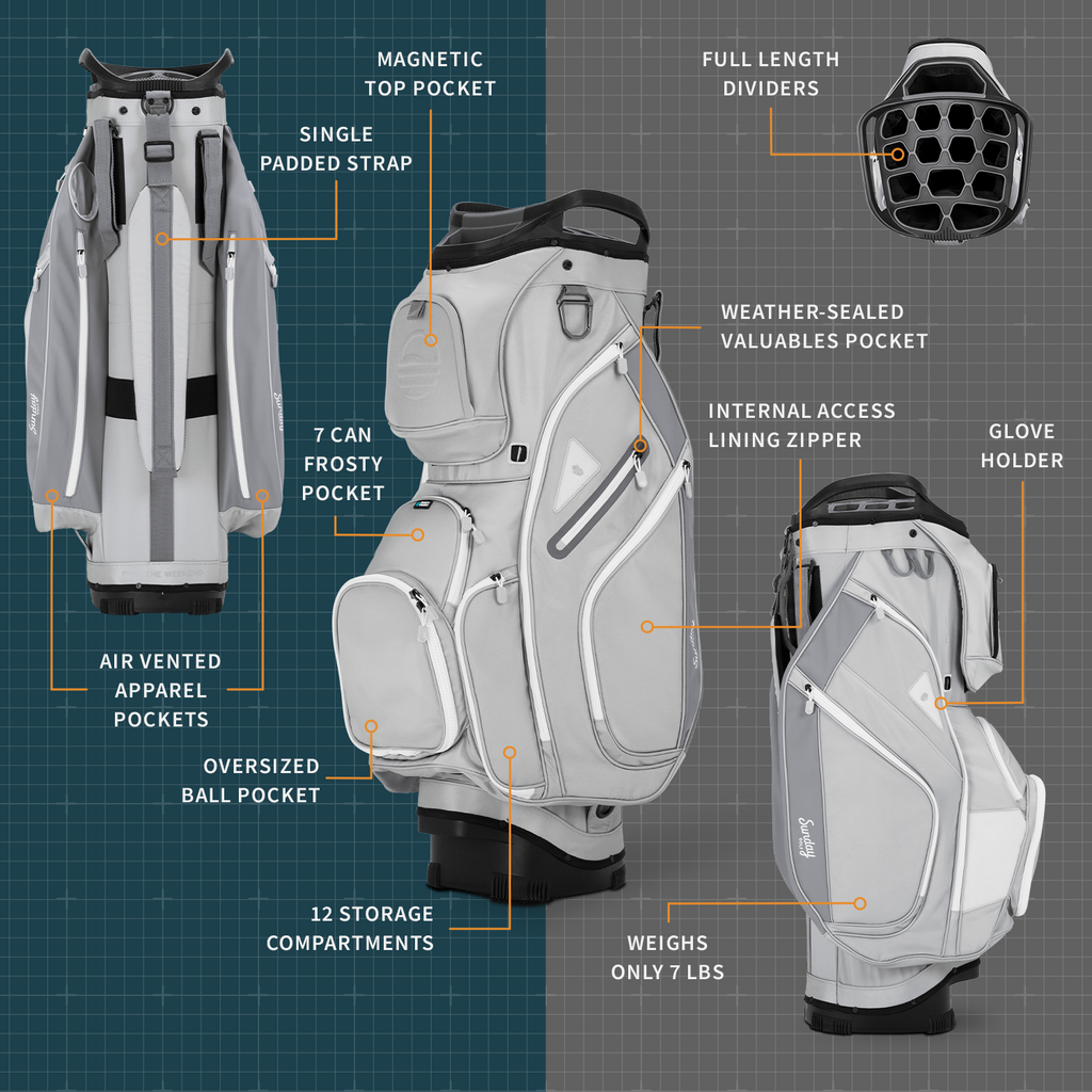 Big Rig | Cool Gray Cart Bag