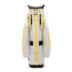 Back shot of Big Rig golf bag in mindy lemon showing the strap of the bag