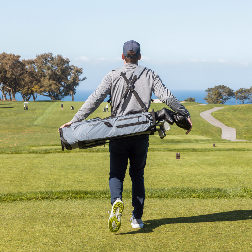 El Camino Superlite | Gray-Blue-Black Mid Size Stand Bag