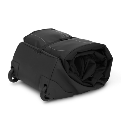 Rolled up view of the Drifter Ski Travel Bag sideways