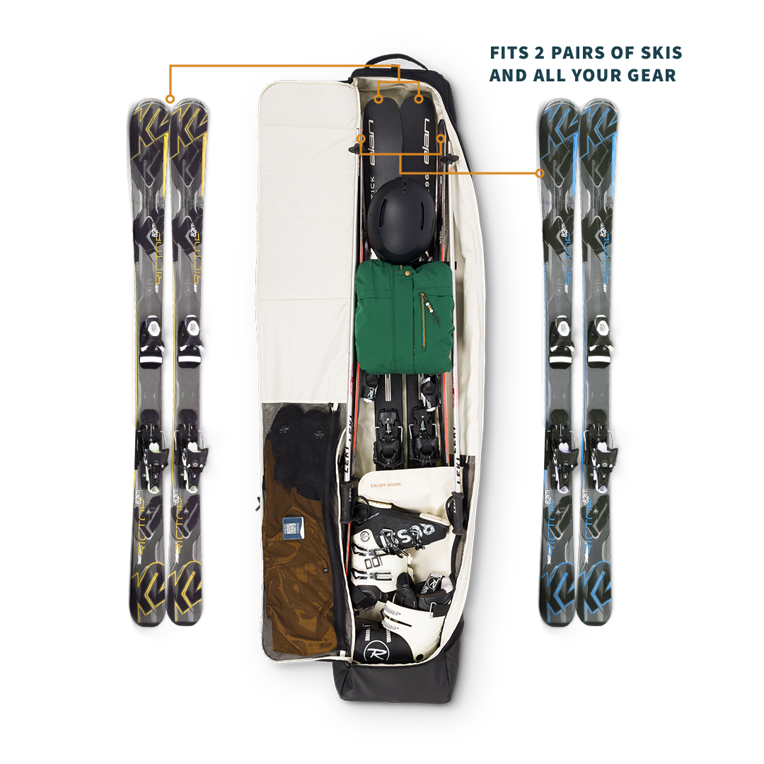 Drifter Ski Travel Bag | Black