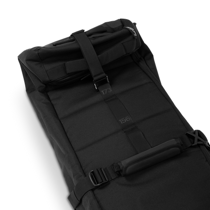Rolled up view of the Drifter Ski Travel Bag