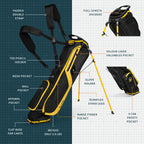 El Camino Black and Yellow with feature callouts