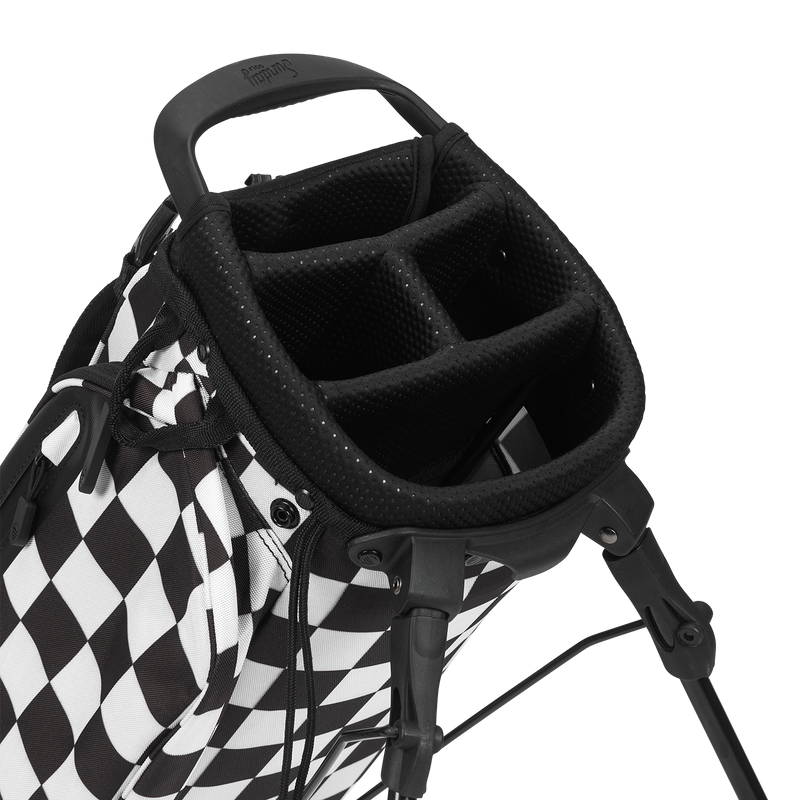 El Camino | Black/White Checker Mid Size Stand Bag 6