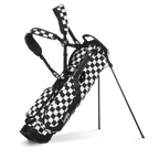El Camino | Black/White Checker Mid Size Stand Bag