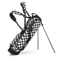 El Camino | Black/White Checker Mid Size Stand Bag