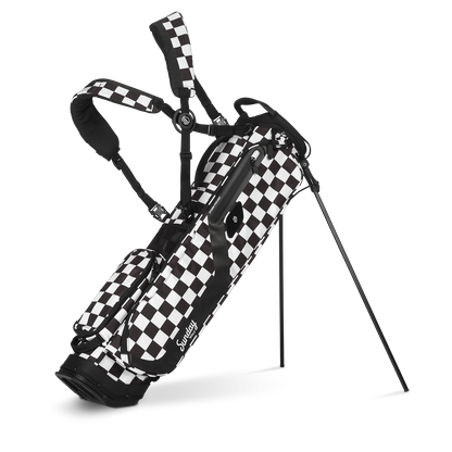 El Camino | Black/White Checker Mid Size Stand Bag