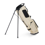 A full shot of El Camino S-class golf bag in Cream facing backward 
