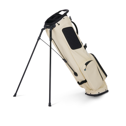 El Camino S-Class | Cream Vegan Leather Mid Size Stand Bag