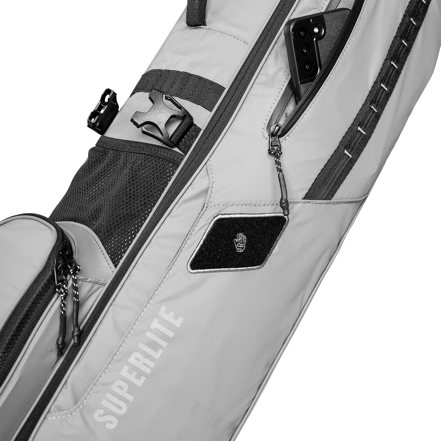 El Camino Superlite | Gray-Blue-Black Mid Size Stand Bag