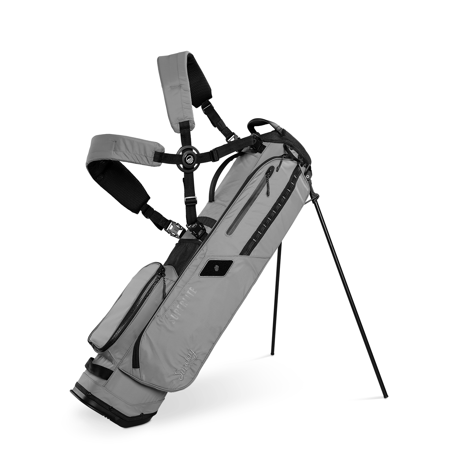 El Camino Superlite | Gray-Blue-Black Mid Size Stand Bag